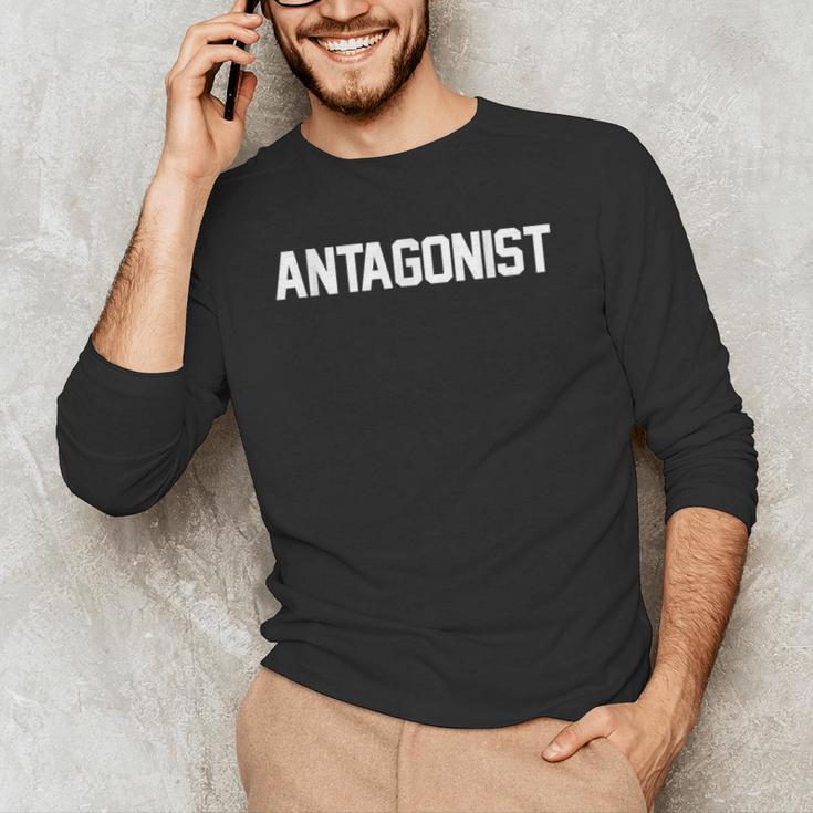 Antagonist English Literature Teacher Costume T Shirt Men's Long Sleeve T-Shirt, novelty gifts, funny gifts Antagonist English Literature Teacher Costume T Shirt Men's Long Sleeve T-Shirt, novelty gifts, funny gifts