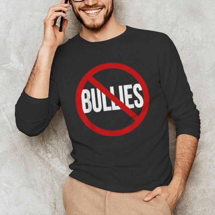 Anti Bullying No Bullies School Teacher Student Kindness Men's Long Sleeve T-Shirt, novelty gifts, funny gifts Anti Bullying No Bullies School Teacher Student Kindness Men's Long Sleeve T-Shirt, novelty gifts, funny gifts