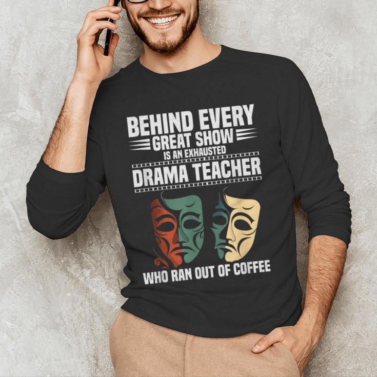 Theatre Teacher Drama Lover Theatre Mask Drama Teacher Men's Long Sleeve T-Shirt, novelty gifts, funny gifts Theatre Teacher Drama Lover Theatre Mask Drama Teacher Men's Long Sleeve T-Shirt, novelty gifts, funny gifts