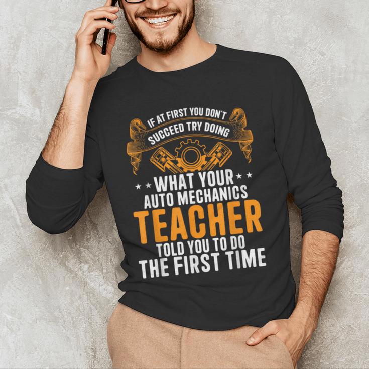 Auto Mechanic Teacher Car Repair Auto Mechanic Men's Long Sleeve T-Shirt, novelty gifts, funny gifts Auto Mechanic Teacher Car Repair Auto Mechanic Men's Long Sleeve T-Shirt, novelty gifts, funny gifts