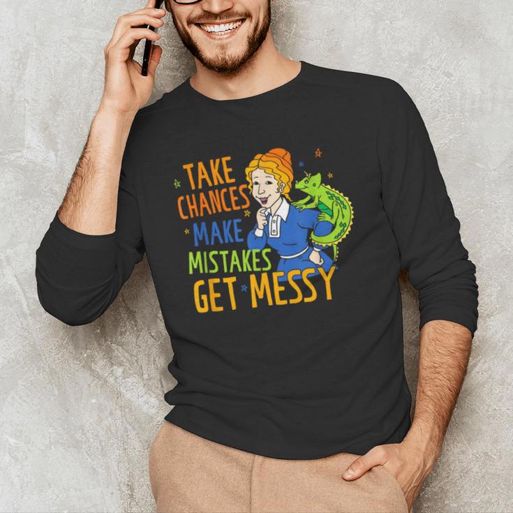 Beauty Teacher Take Chances Make Mistakes Get Messy Men's Long Sleeve T-Shirt, novelty gifts, funny gifts Beauty Teacher Take Chances Make Mistakes Get Messy Men's Long Sleeve T-Shirt, novelty gifts, funny gifts