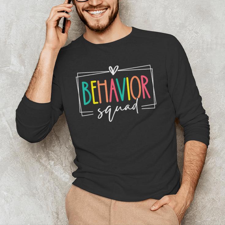 Behavior Squad School Counselor SPED Teacher Kids Women Men Men's Long Sleeve T-Shirt, novelty gifts, funny gifts Behavior Squad School Counselor SPED Teacher Kids Women Men Men's Long Sleeve T-Shirt, novelty gifts, funny gifts