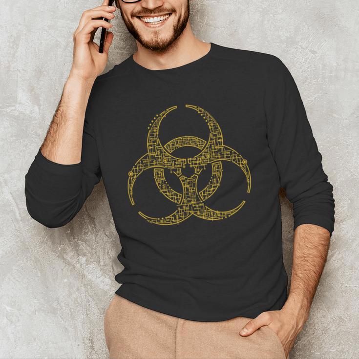 Bioengineering Biology Teacher Toxic Symbol Biohazard For Men Women Girls Kids Men's Long Sleeve T-Shirt, novelty gifts, funny gifts Bioengineering Biology Teacher Toxic Symbol Biohazard For Men Women Girls Kids Men's Long Sleeve T-Shirt, novelty gifts, funny gifts