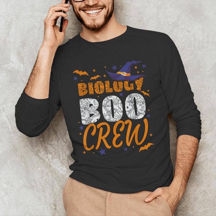 Biology Boo Crew Halloween Biology Teacher Matching For Men Women Kids Men's Long Sleeve T-Shirt, novelty gifts, funny gifts Biology Boo Crew Halloween Biology Teacher Matching For Men Women Kids Men's Long Sleeve T-Shirt, novelty gifts, funny gifts