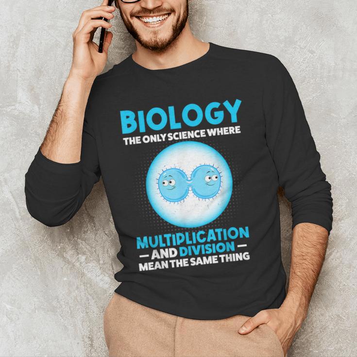 Biology Facts Science Teacher Student Biologist Men's Long Sleeve T-Shirt, novelty gifts, funny gifts Biology Facts Science Teacher Student Biologist Men's Long Sleeve T-Shirt, novelty gifts, funny gifts