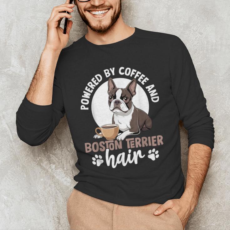 Boston Terrier Dog Men's Long Sleeve T-Shirt, novelty gifts, funny gifts