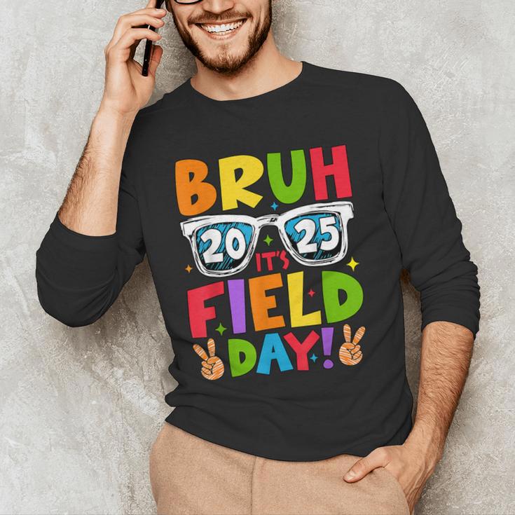 Bruh It's Field Day Teacher Boys Girls Kids Field Day 2025 Men's Long Sleeve T-Shirt, novelty gifts, funny gifts Bruh It's Field Day Teacher Boys Girls Kids Field Day 2025 Men's Long Sleeve T-Shirt, novelty gifts, funny gifts