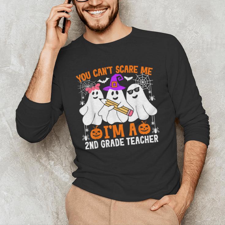 You Can't Scare Me I'm A 2nd Grade Teacher Halloween Men's Long Sleeve T-Shirt, novelty gifts, funny gifts You Can't Scare Me I'm A 2nd Grade Teacher Halloween Men's Long Sleeve T-Shirt, novelty gifts, funny gifts