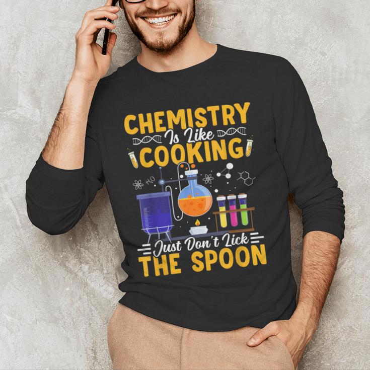 Chemistry Is Like Cooking Science Teacher Student Men's Long Sleeve T-Shirt, novelty gifts, funny gifts Chemistry Is Like Cooking Science Teacher Student Men's Long Sleeve T-Shirt, novelty gifts, funny gifts