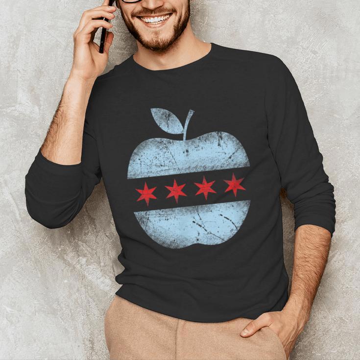 Chicago Flag Teacher School Cute Men's Long Sleeve T-Shirt, novelty gifts, funny gifts Chicago Flag Teacher School Cute Men's Long Sleeve T-Shirt, novelty gifts, funny gifts