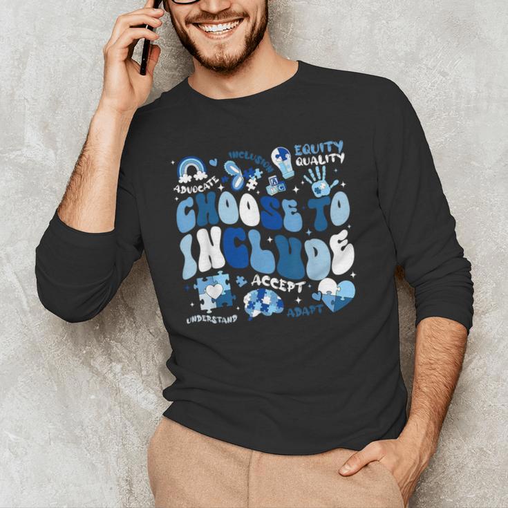 Choose To Include Inclusion Matters Autism Awareness Teacher Men's Long Sleeve T-Shirt, novelty gifts, funny gifts Choose To Include Inclusion Matters Autism Awareness Teacher Men's Long Sleeve T-Shirt, novelty gifts, funny gifts