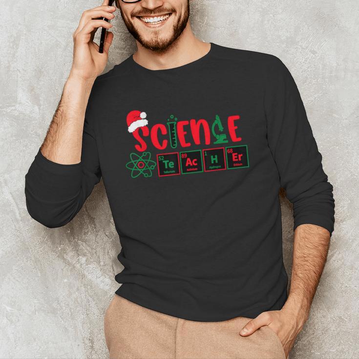 Christmas Science Teacher Santa Educator Chemical Elements Men's Long Sleeve T-Shirt, novelty gifts, funny gifts Christmas Science Teacher Santa Educator Chemical Elements Men's Long Sleeve T-Shirt, novelty gifts, funny gifts