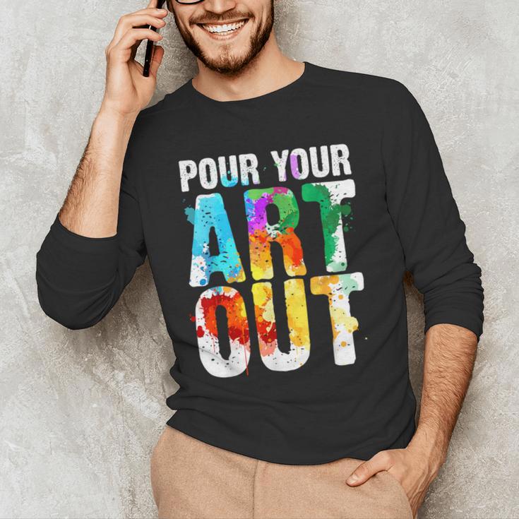 Cool Artist For Men Women Painter Art Teacher Paint Artists Men's Long Sleeve T-Shirt, novelty gifts, funny gifts