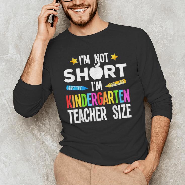 Cool Kindergarten Teacher Art For Men Women Preschool Kinder Men's Long Sleeve T-Shirt, novelty gifts, funny gifts