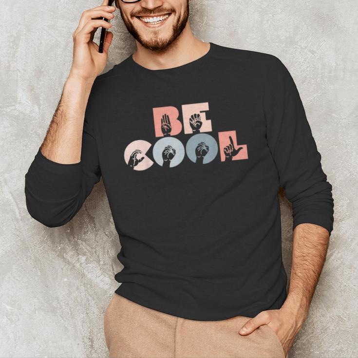 Cool Sign Language ASL Teacher Deaf People ASL Interpreter Men's Long Sleeve T-Shirt, novelty gifts, funny gifts Cool Sign Language ASL Teacher Deaf People ASL Interpreter Men's Long Sleeve T-Shirt, novelty gifts, funny gifts