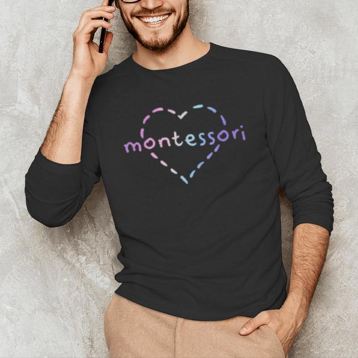 Cute Montessori For Teachers Kids & Moms Men's Long Sleeve T-Shirt, novelty gifts, funny gifts Cute Montessori For Teachers Kids & Moms Men's Long Sleeve T-Shirt, novelty gifts, funny gifts