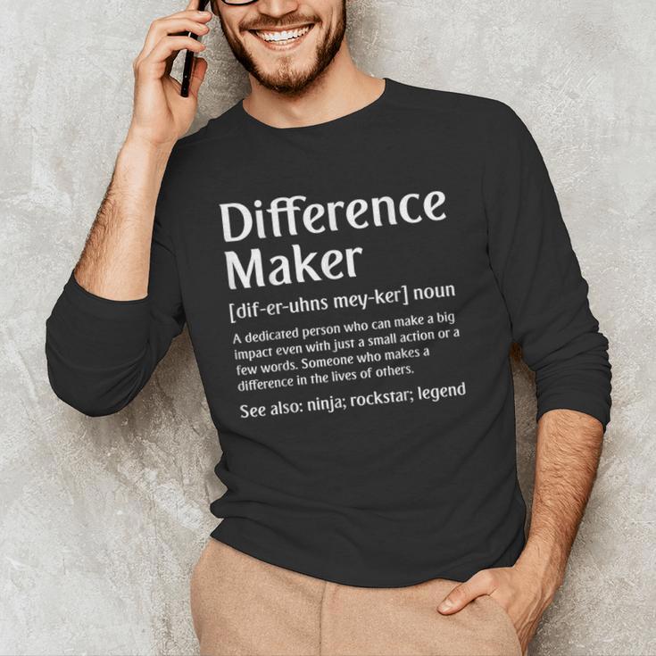 Difference Maker Definition Vintage Teachers Mom Boss Women Men's Long Sleeve T-Shirt, novelty gifts, funny gifts Difference Maker Definition Vintage Teachers Mom Boss Women Men's Long Sleeve T-Shirt, novelty gifts, funny gifts