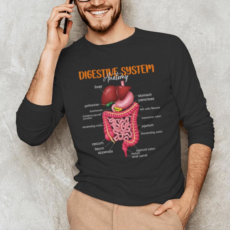 Digestive System Anatomy Anatomical Biology Teacher Men's Long Sleeve T-Shirt, novelty gifts, funny gifts Digestive System Anatomy Anatomical Biology Teacher Men's Long Sleeve T-Shirt, novelty gifts, funny gifts