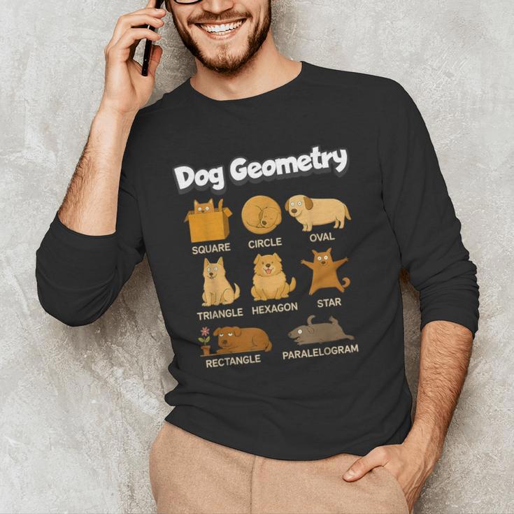 Dog Geometry Math Teacher Back To School STEM Humor Men's Long Sleeve T-Shirt, novelty gifts, funny gifts Dog Geometry Math Teacher Back To School STEM Humor Men's Long Sleeve T-Shirt, novelty gifts, funny gifts