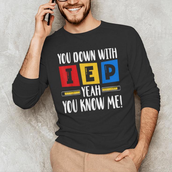You Down With IEP Yeah You Know Me SPED Teacher Men's Long Sleeve T-Shirt, novelty gifts, funny gifts You Down With IEP Yeah You Know Me SPED Teacher Men's Long Sleeve T-Shirt, novelty gifts, funny gifts