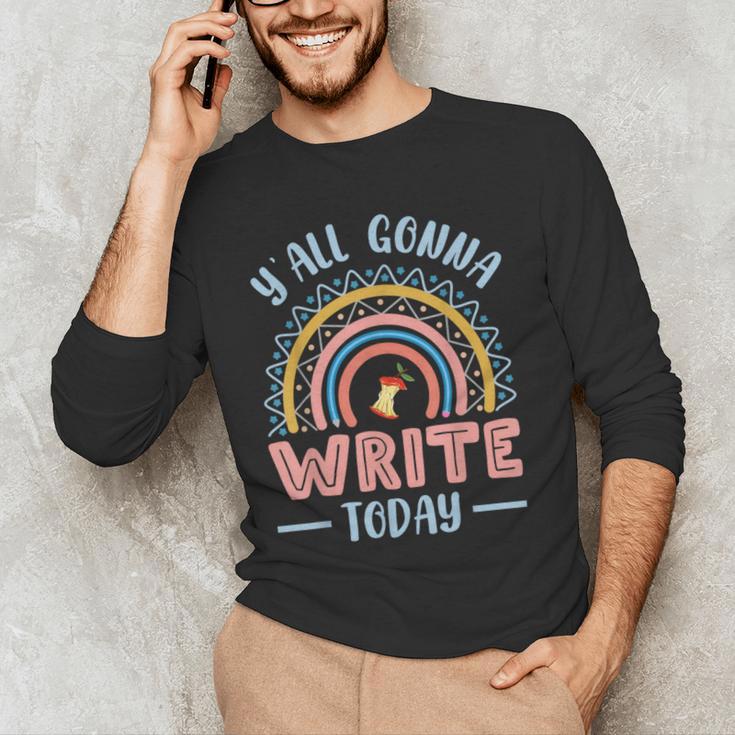 ELA English Teacher Men's Long Sleeve T-Shirt, novelty gifts, funny gifts