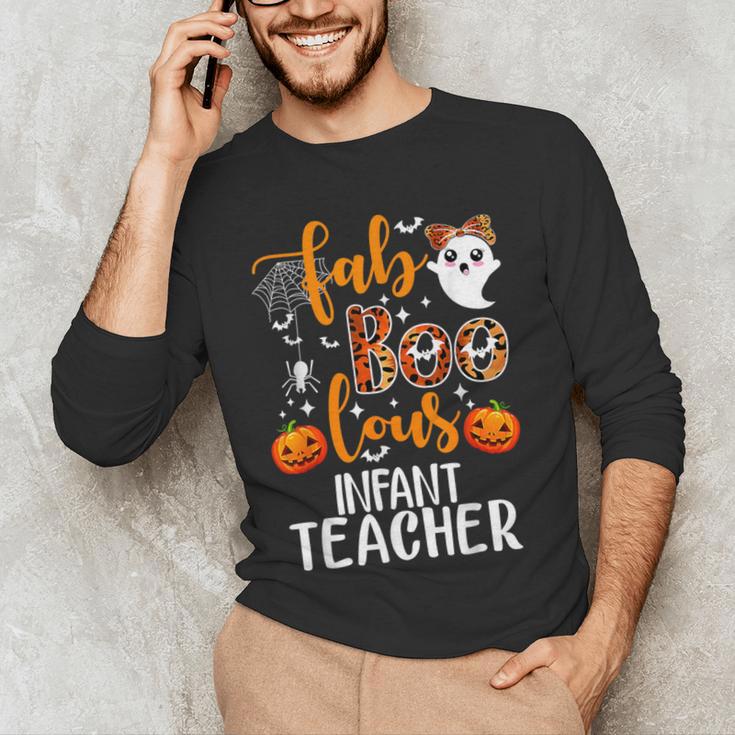 Faboolous INFANT Teacher Halloween Men's Long Sleeve T-Shirt, novelty gifts, funny gifts