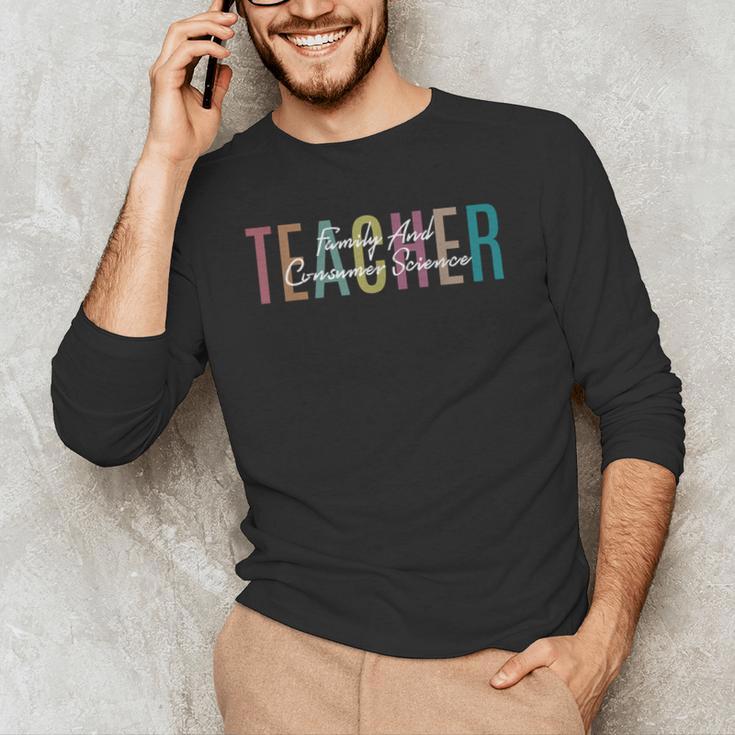 FACS Teacher Family And Consumer Science Teacher Men's Long Sleeve T-Shirt, novelty gifts, funny gifts