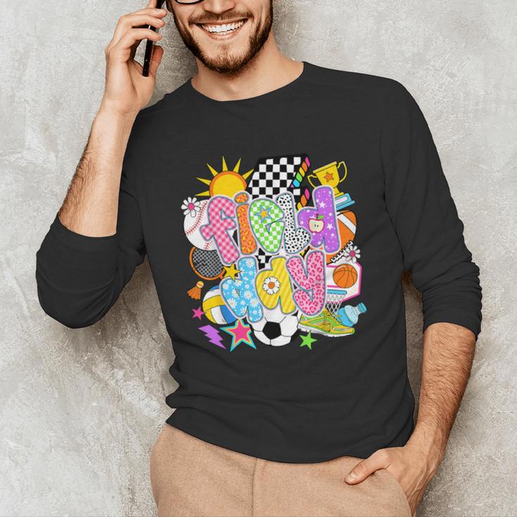 Field Day Fun Day Let The Games Begin Field Trip Teacher Kid Men's Long Sleeve T-Shirt, novelty gifts, funny gifts Field Day Fun Day Let The Games Begin Field Trip Teacher Kid Men's Long Sleeve T-Shirt, novelty gifts, funny gifts