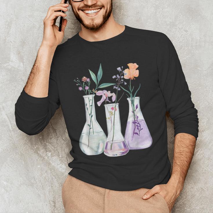 Flowers Test Tube Chemistry Student Science Teacher Women Men's Long Sleeve T-Shirt, novelty gifts, funny gifts Flowers Test Tube Chemistry Student Science Teacher Women Men's Long Sleeve T-Shirt, novelty gifts, funny gifts