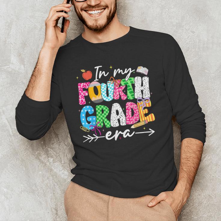In My Fourth Grade Era 4th Grade Girl Teacher Back To School Men's Long Sleeve T-Shirt, novelty gifts, funny gifts In My Fourth Grade Era 4th Grade Girl Teacher Back To School Men's Long Sleeve T-Shirt, novelty gifts, funny gifts