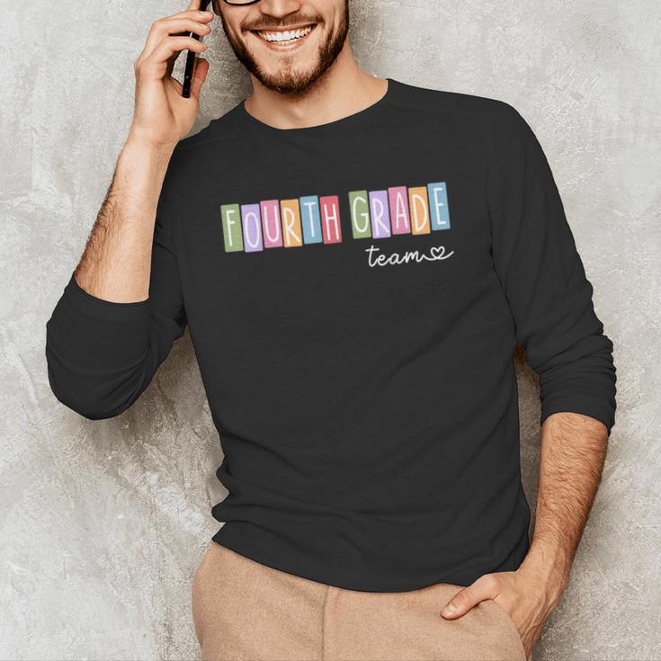Fourth Grade Team 4th Grade Teacher Girls Boys Men's Long Sleeve T-Shirt, novelty gifts, funny gifts Fourth Grade Team 4th Grade Teacher Girls Boys Men's Long Sleeve T-Shirt, novelty gifts, funny gifts