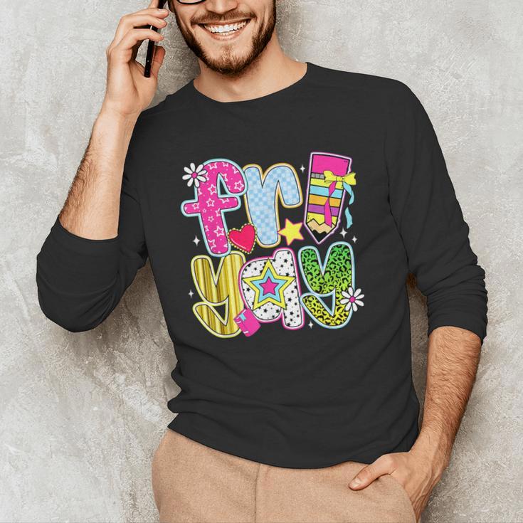 Fri-Yay Happy Friday Weekend Teacher Back To School Men's Long Sleeve T-Shirt, novelty gifts, funny gifts Fri-Yay Happy Friday Weekend Teacher Back To School Men's Long Sleeve T-Shirt, novelty gifts, funny gifts
