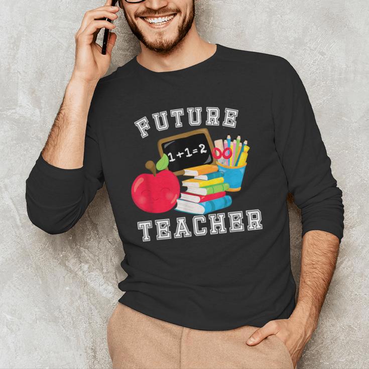 Future Teacher Costume For Adults And Kids T-Shirt Men's Long Sleeve T-Shirt, novelty gifts, funny gifts Future Teacher Costume For Adults And Kids T-Shirt Men's Long Sleeve T-Shirt, novelty gifts, funny gifts