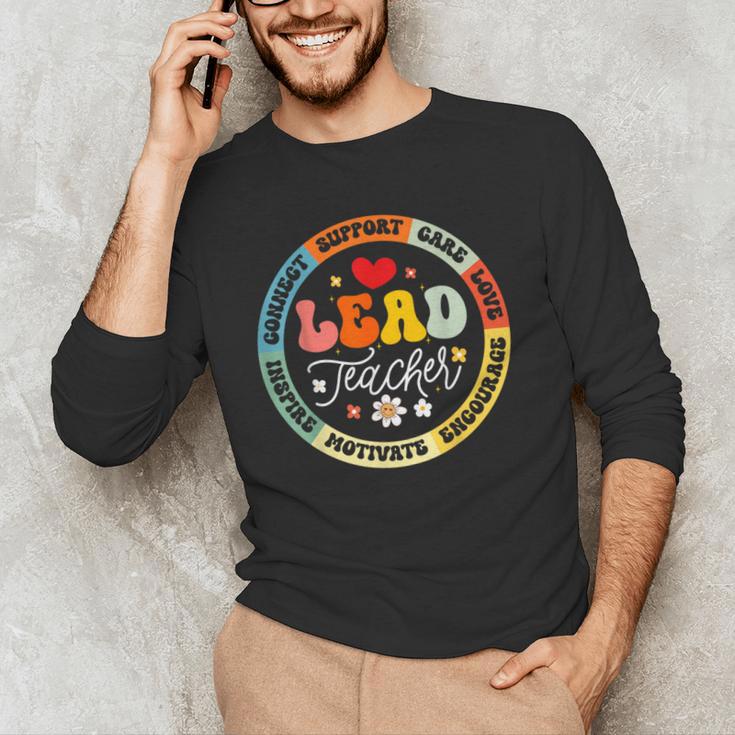 Groovy Lead Teacher Appreciation Back To School Men's Long Sleeve T-Shirt, novelty gifts, funny gifts Groovy Lead Teacher Appreciation Back To School Men's Long Sleeve T-Shirt, novelty gifts, funny gifts