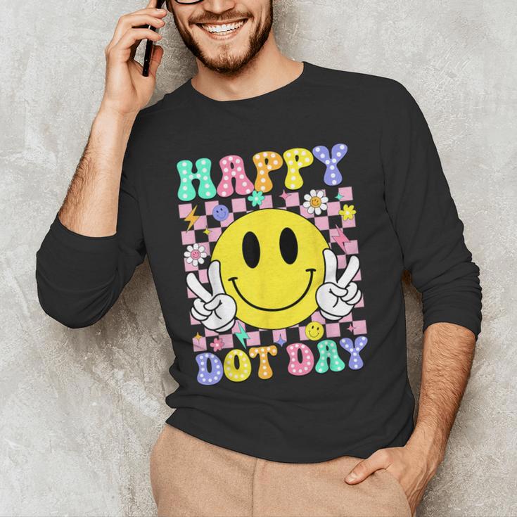 Happy Dot Day Shirts Teacher Student Girls Kids Smile Face Men's Long Sleeve T-Shirt, novelty gifts, funny gifts Happy Dot Day Shirts Teacher Student Girls Kids Smile Face Men's Long Sleeve T-Shirt, novelty gifts, funny gifts