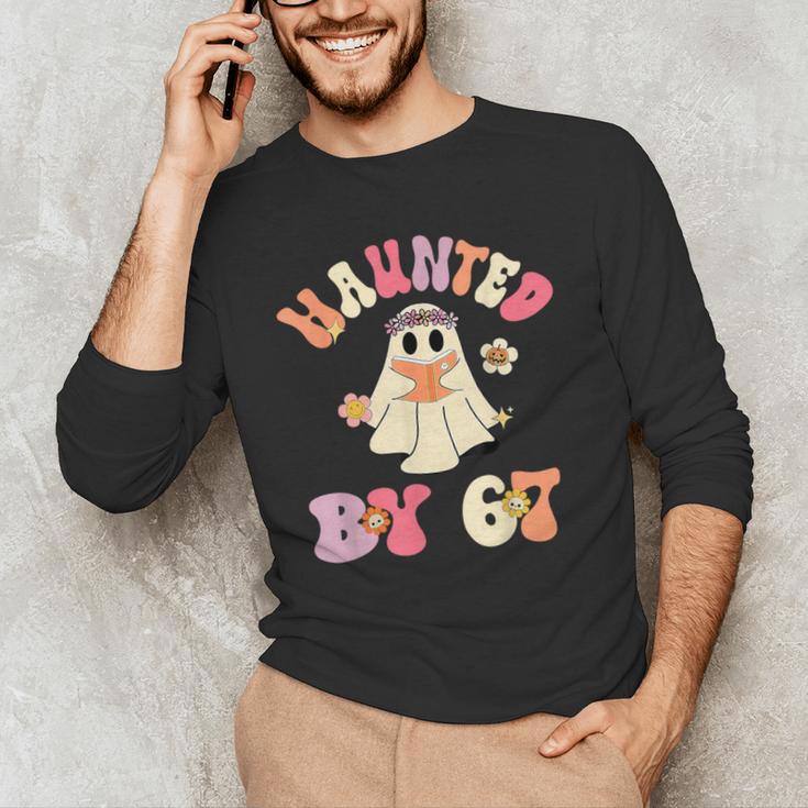 Haunted By 67 Meme Six Seven 6 7 Halloween Teachers Men's Long Sleeve T-Shirt, novelty gifts, funny gifts Haunted By 67 Meme Six Seven 6 7 Halloween Teachers Men's Long Sleeve T-Shirt, novelty gifts, funny gifts