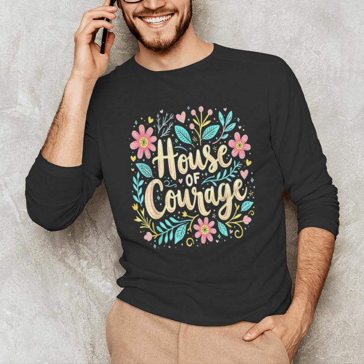 House Of Courage Flowers RCA School Teacher Student Tee Men's Long Sleeve T-Shirt, novelty gifts, funny gifts House Of Courage Flowers RCA School Teacher Student Tee Men's Long Sleeve T-Shirt, novelty gifts, funny gifts