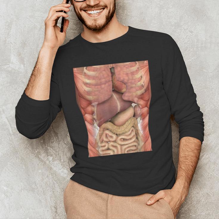 Human Muscles Organs Scary Anatomy Teacher Halloween Costume Men's Long Sleeve T-Shirt, novelty gifts, funny gifts Human Muscles Organs Scary Anatomy Teacher Halloween Costume Men's Long Sleeve T-Shirt, novelty gifts, funny gifts