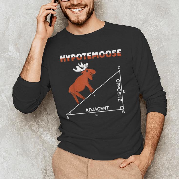 Hypotemoose Mathematics Teacher Mathematician Math Geek Men's Long Sleeve T-Shirt, novelty gifts, funny gifts