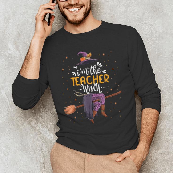 Im The Teacher Witch Halloween Matching Group Costume Men's Long Sleeve T-Shirt, novelty gifts, funny gifts Im The Teacher Witch Halloween Matching Group Costume Men's Long Sleeve T-Shirt, novelty gifts, funny gifts