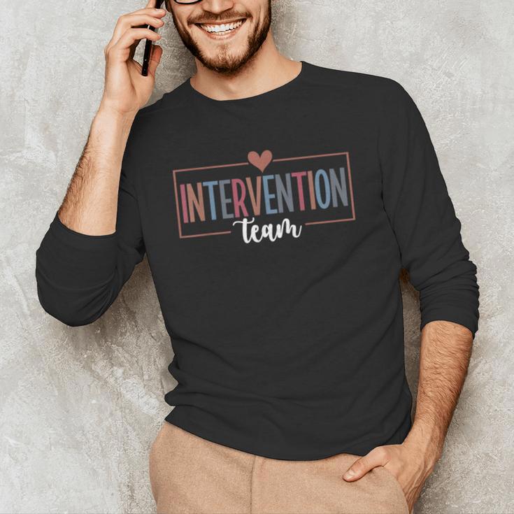 Intervention Team Best Intervention Teacher Squad Men's Long Sleeve T-Shirt, novelty gifts, funny gifts Intervention Team Best Intervention Teacher Squad Men's Long Sleeve T-Shirt, novelty gifts, funny gifts