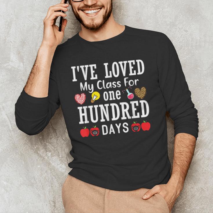 I'Ve Loved My Class For 100 Days Of School 100th Day Teacher Men's Long Sleeve T-Shirt, novelty gifts, funny gifts I'Ve Loved My Class For 100 Days Of School 100th Day Teacher Men's Long Sleeve T-Shirt, novelty gifts, funny gifts