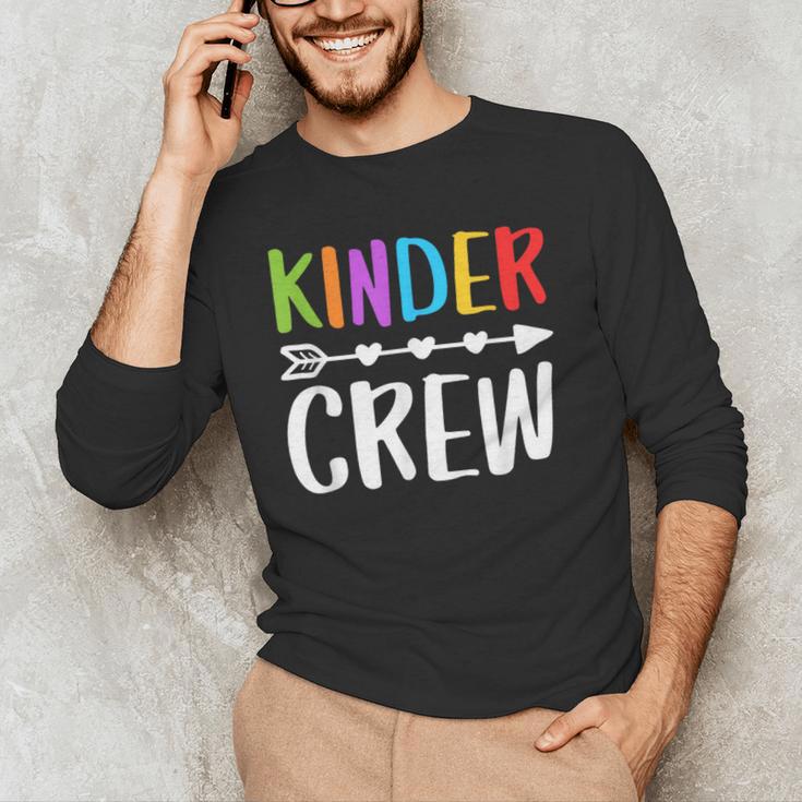Kinder Crew Shirt Kindergarten Boy Girl Student Teacher Men's Long Sleeve T-Shirt, novelty gifts, funny gifts Kinder Crew Shirt Kindergarten Boy Girl Student Teacher Men's Long Sleeve T-Shirt, novelty gifts, funny gifts