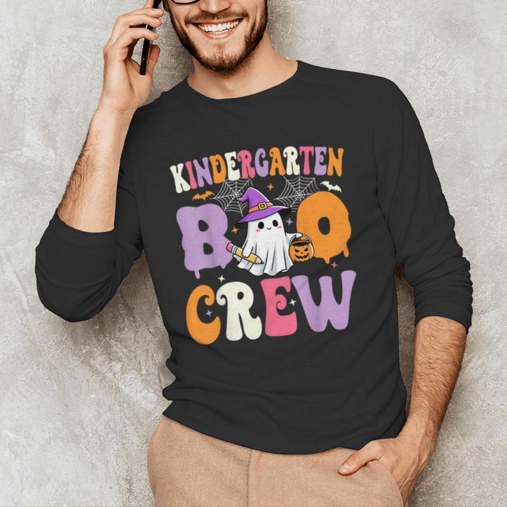 Kindergarten Boo Crew Spooky Kindergarten Halloween Teacher Men's Long Sleeve T-Shirt, novelty gifts, funny gifts Kindergarten Boo Crew Spooky Kindergarten Halloween Teacher Men's Long Sleeve T-Shirt, novelty gifts, funny gifts
