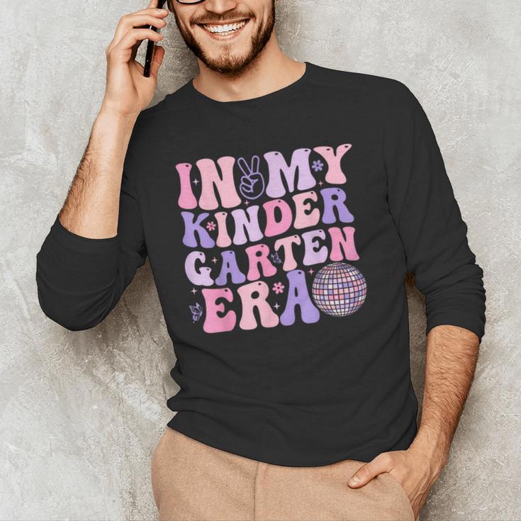 In My Kindergarten Era Teacher Kids Back To School Kinder Men's Long Sleeve T-Shirt, novelty gifts, funny gifts
