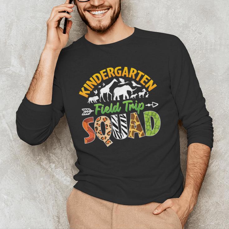 Kindergarten Zoo Field Trip Squad Matching Teacher Students Men's Long Sleeve T-Shirt, novelty gifts, funny gifts Kindergarten Zoo Field Trip Squad Matching Teacher Students Men's Long Sleeve T-Shirt, novelty gifts, funny gifts