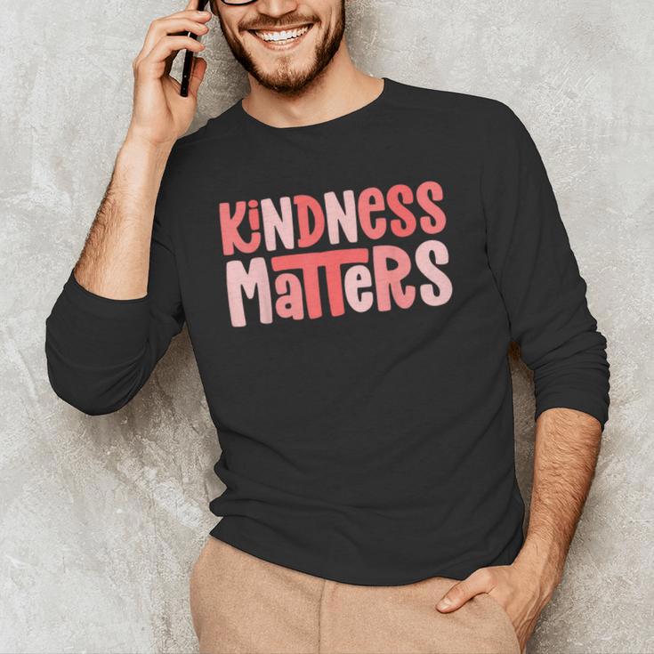 Kindness Matters Anti Bullying Shirts Teacher Child Men's Long Sleeve T-Shirt, novelty gifts, funny gifts Kindness Matters Anti Bullying Shirts Teacher Child Men's Long Sleeve T-Shirt, novelty gifts, funny gifts