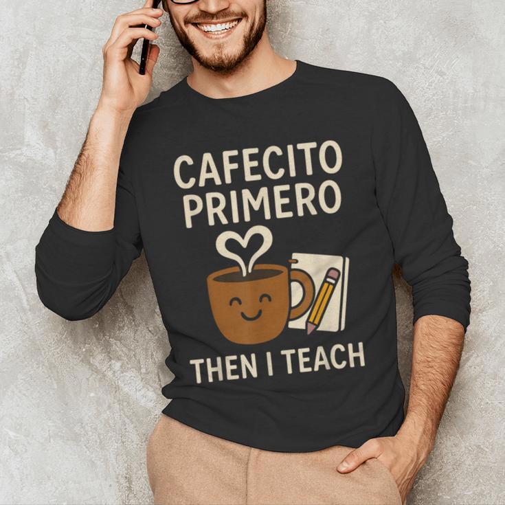 Latina Teacher Bilingual Educator Spanish Heritage Empower Men's Long Sleeve T-Shirt, novelty gifts, funny gifts Latina Teacher Bilingual Educator Spanish Heritage Empower Men's Long Sleeve T-Shirt, novelty gifts, funny gifts