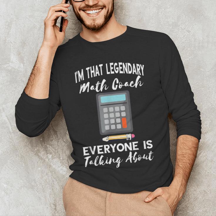 Legendary Math Coach Mathematics Calculator Math Teacher Men's Long Sleeve T-Shirt, novelty gifts, funny gifts Legendary Math Coach Mathematics Calculator Math Teacher Men's Long Sleeve T-Shirt, novelty gifts, funny gifts