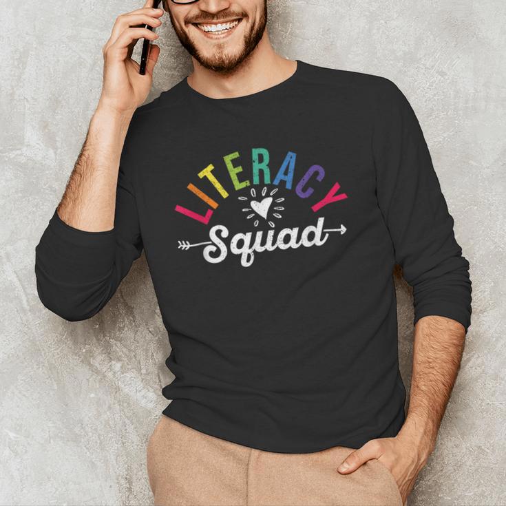 Literacy Squad Reading Teacher Interventionist Specialist Men's Long Sleeve T-Shirt, novelty gifts, funny gifts Literacy Squad Reading Teacher Interventionist Specialist Men's Long Sleeve T-Shirt, novelty gifts, funny gifts